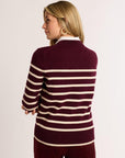 Striped Classic Cashmere Crew