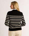 Striped Classic Cashmere Crew