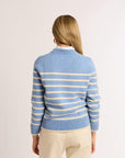 Striped Classic Cashmere Crew