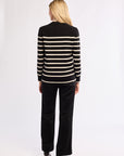 Striped Classic Cashmere Cardigan