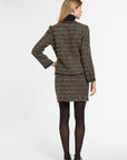 Dusti Jacket in Black & Gold, back view | Eleanor Leftwich