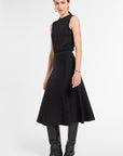 Flared Skirt in Onyx Multi, front view | Eleanor Leftwich