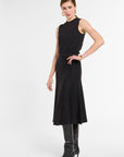 Flared Skirt in Onyx Multi, front view | Eleanor Leftwich
