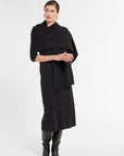 Wrap in Onyx Multi, front view | Eleanor Leftwich