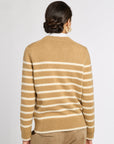 Striped Classic Cashmere Crew