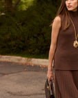 Ribbed Cashmere Shell