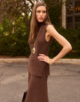 Ribbed Cashmere Shell