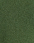 A close-up of a dark olive green ribbed knit fabric texture.