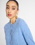 Cashmere Cable Knit Cardigan