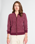 Bouclé Bomber Jacket