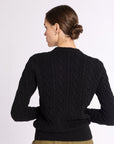 Cashmere Cable Knit Crew