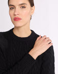 Cashmere Cable Knit Crew