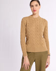 Cashmere Cable Knit Crew