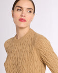 Cashmere Cable Knit Crew