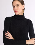 Cable Knit Turtleneck