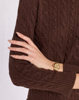 Cable Knit Turtleneck