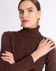 Cable Knit Turtleneck