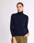 Cable Knit Turtleneck