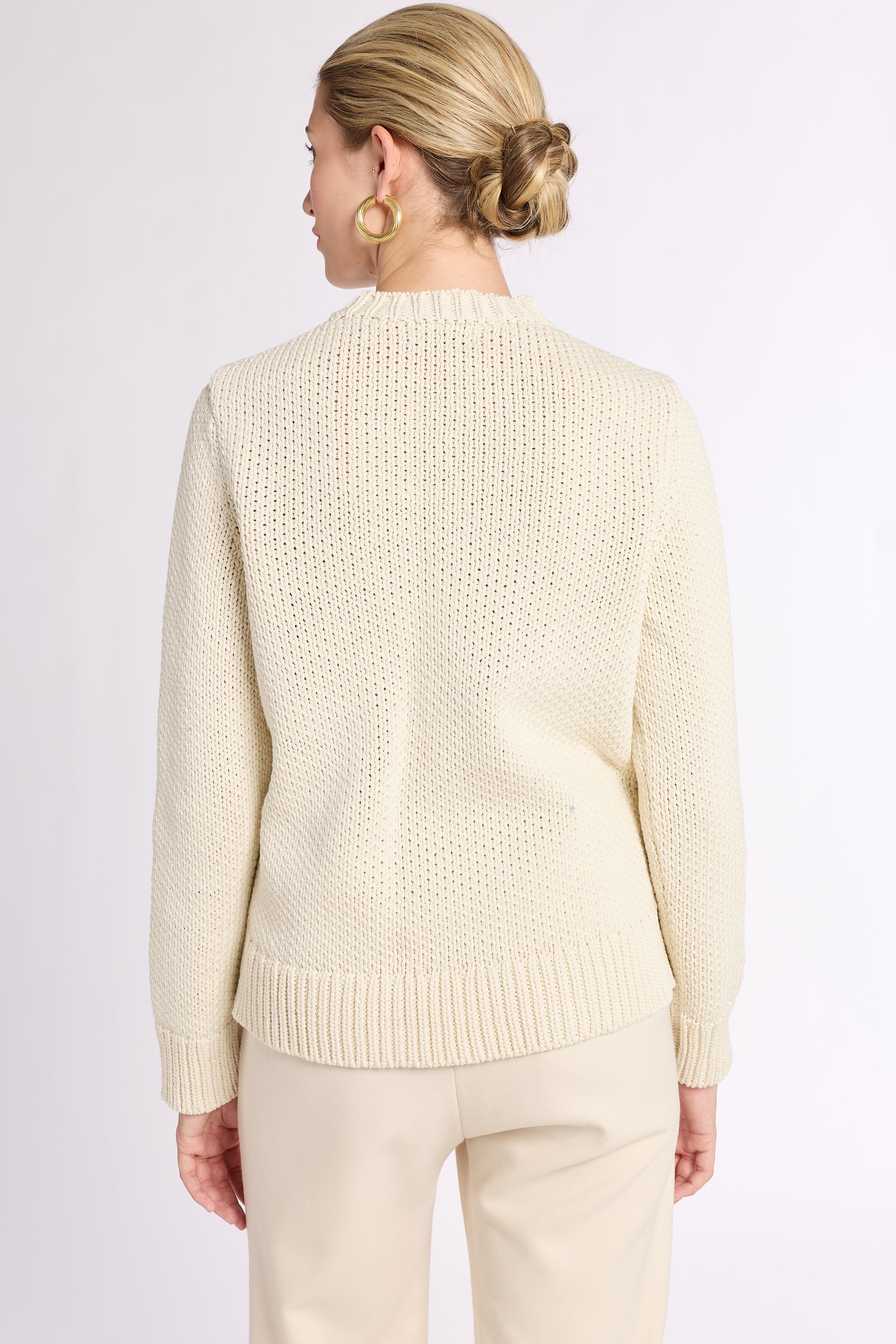 Chunky Cotton Crewneck