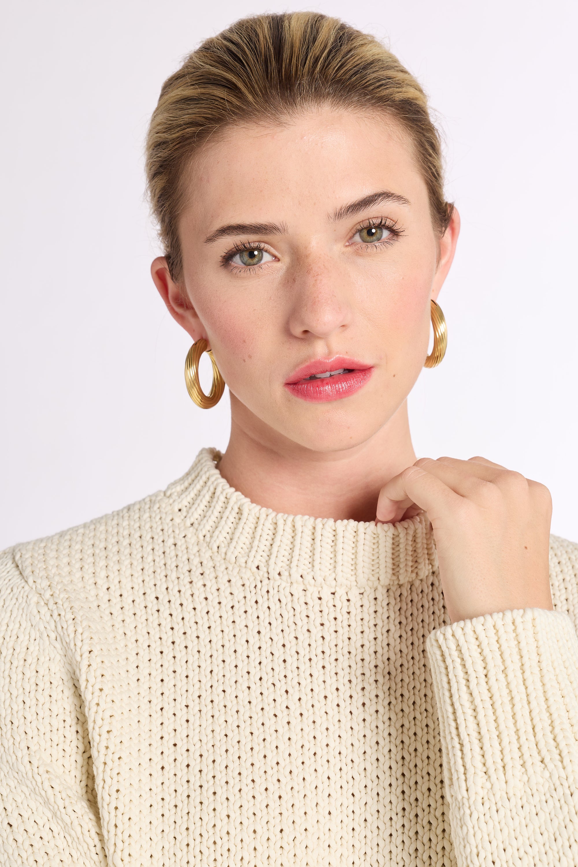 Chunky Cotton Crewneck