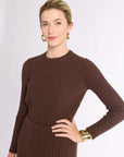 Ribbed Cashmere Crewneck