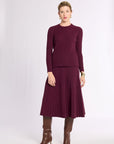 Ribbed Cashmere Crewneck