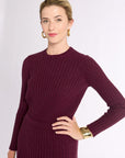Ribbed Cashmere Crewneck