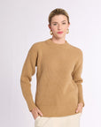 Ribbed Cashmere Crew