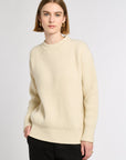 Ribbed Cashmere Crew