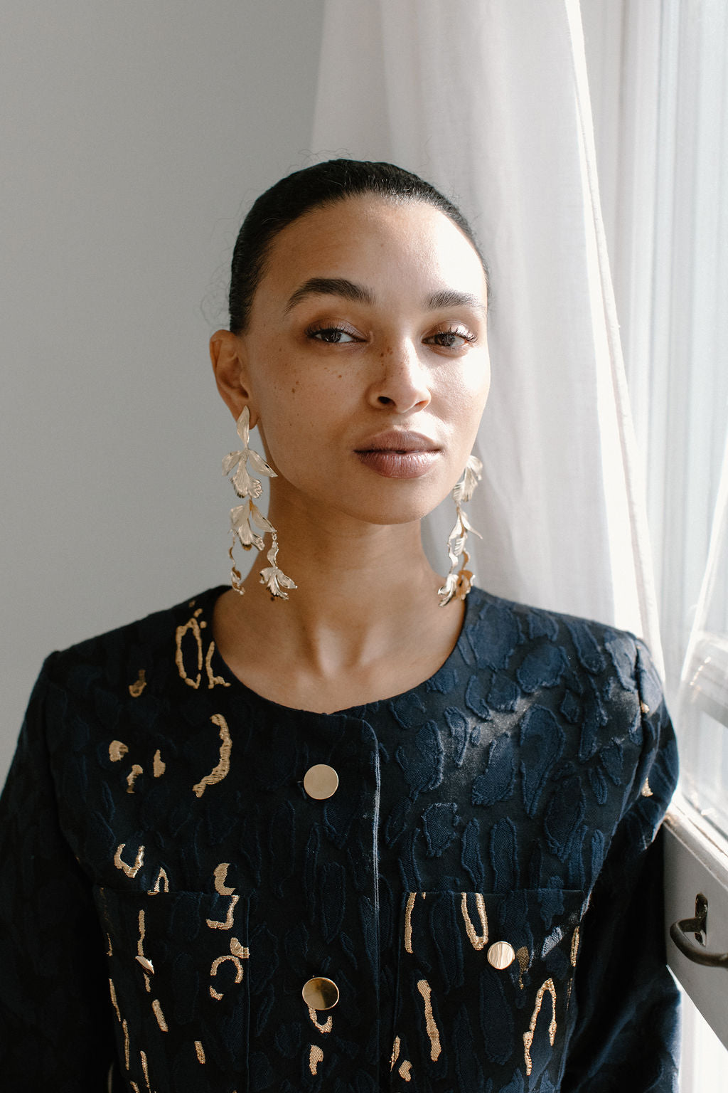 Agytha x Eleanor Leftwich Iris Chandelier Earrings