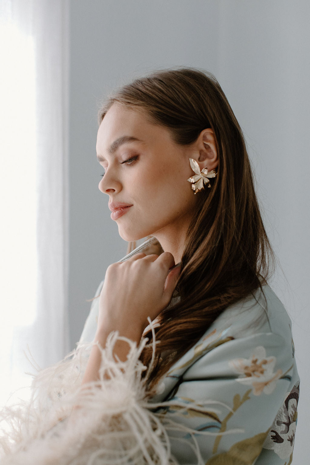 Agytha x Eleanor Leftwich Iris Stud Earrings