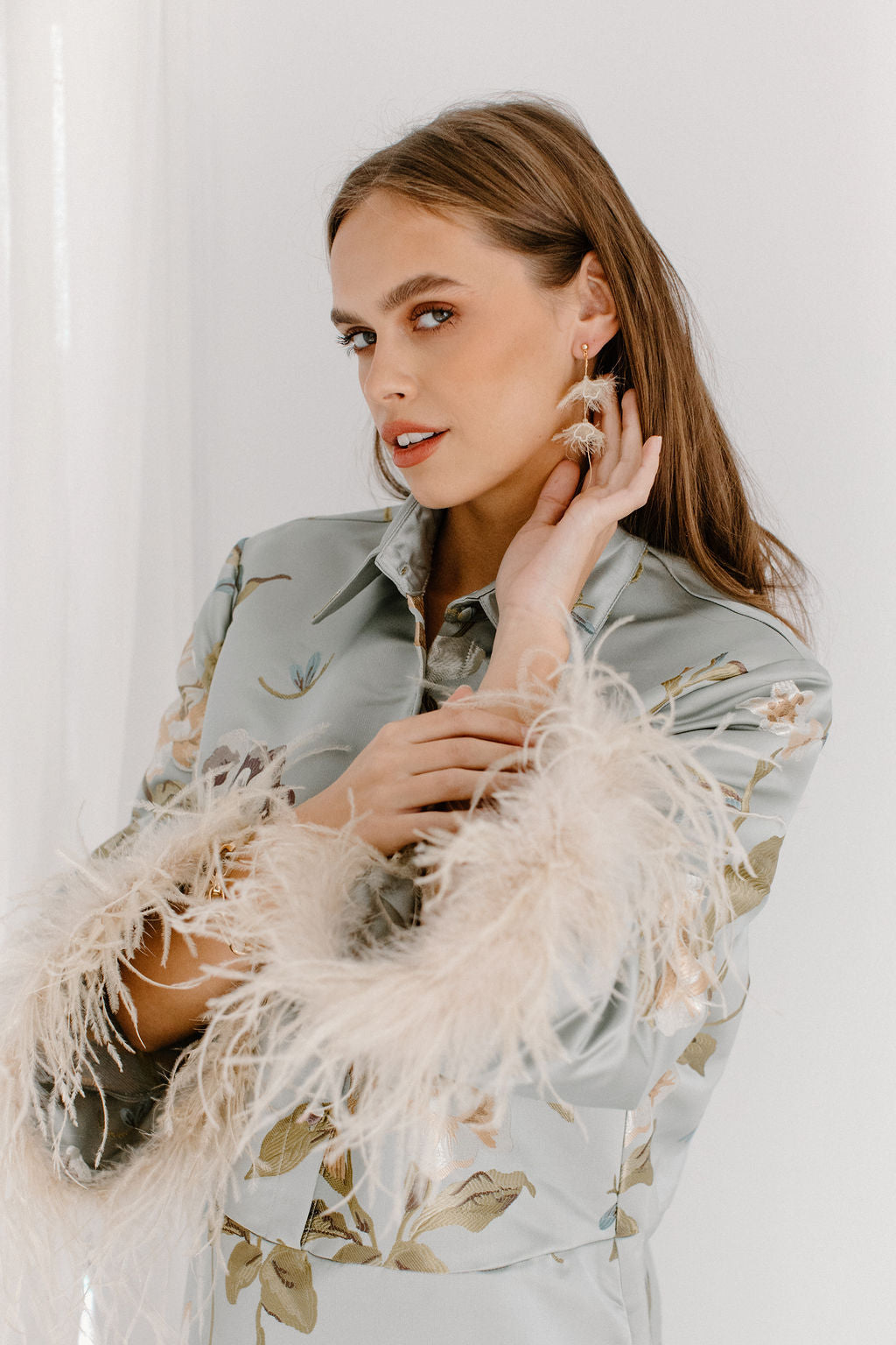 Agytha x Eleanor Leftwich Adina Butter Strand Earrings