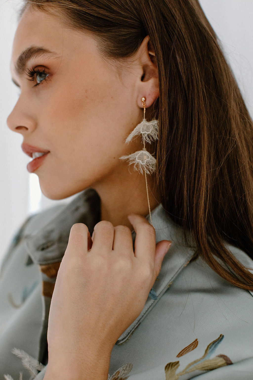 Agytha x Eleanor Leftwich Adina Butter Strand Earrings