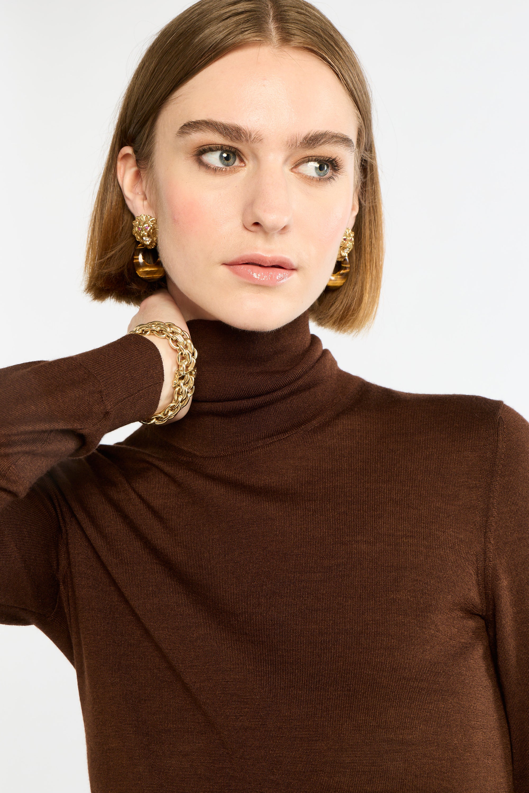 Tissue Turtleneck