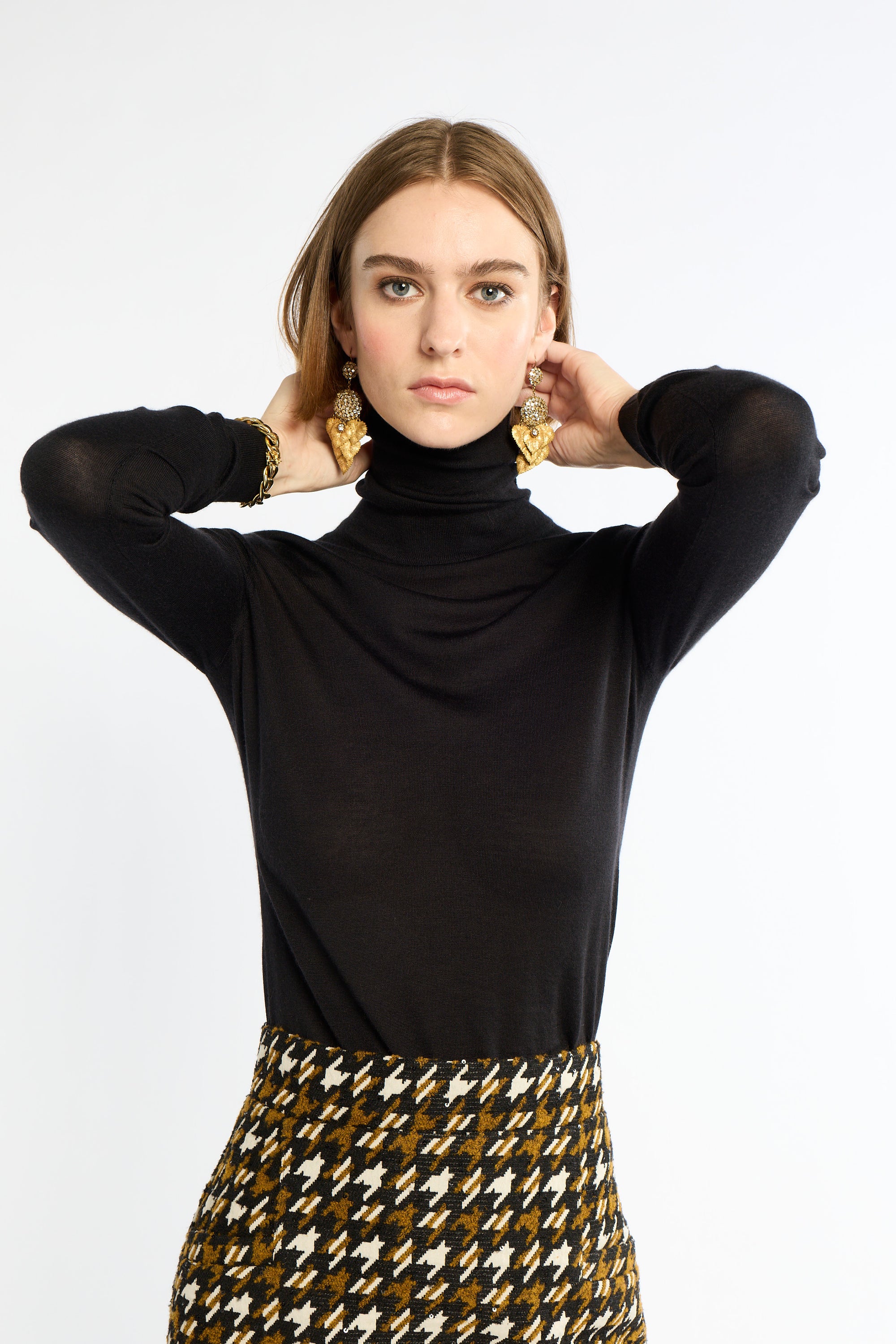 Tissue Turtleneck