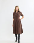 Jennifer Klein Couture Safari Shirt Dress