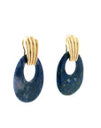 Eleanor Leftwich x Filigree Earrings Lapis & Orange Resin in 14k
