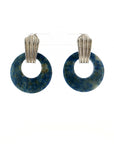 Eleanor Leftwich x Filigree Earrings Denim Lapis & Jasper in 14k