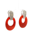 Eleanor Leftwich x Filigree Earrings Onyx & Carnelian in 14k