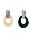 Eleanor Leftwich x Filigree Earrings Bone & Onyx in 14k