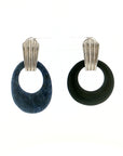 Eleanor Leftwich x Filigree Earrings Onyx & Lapis in 14k