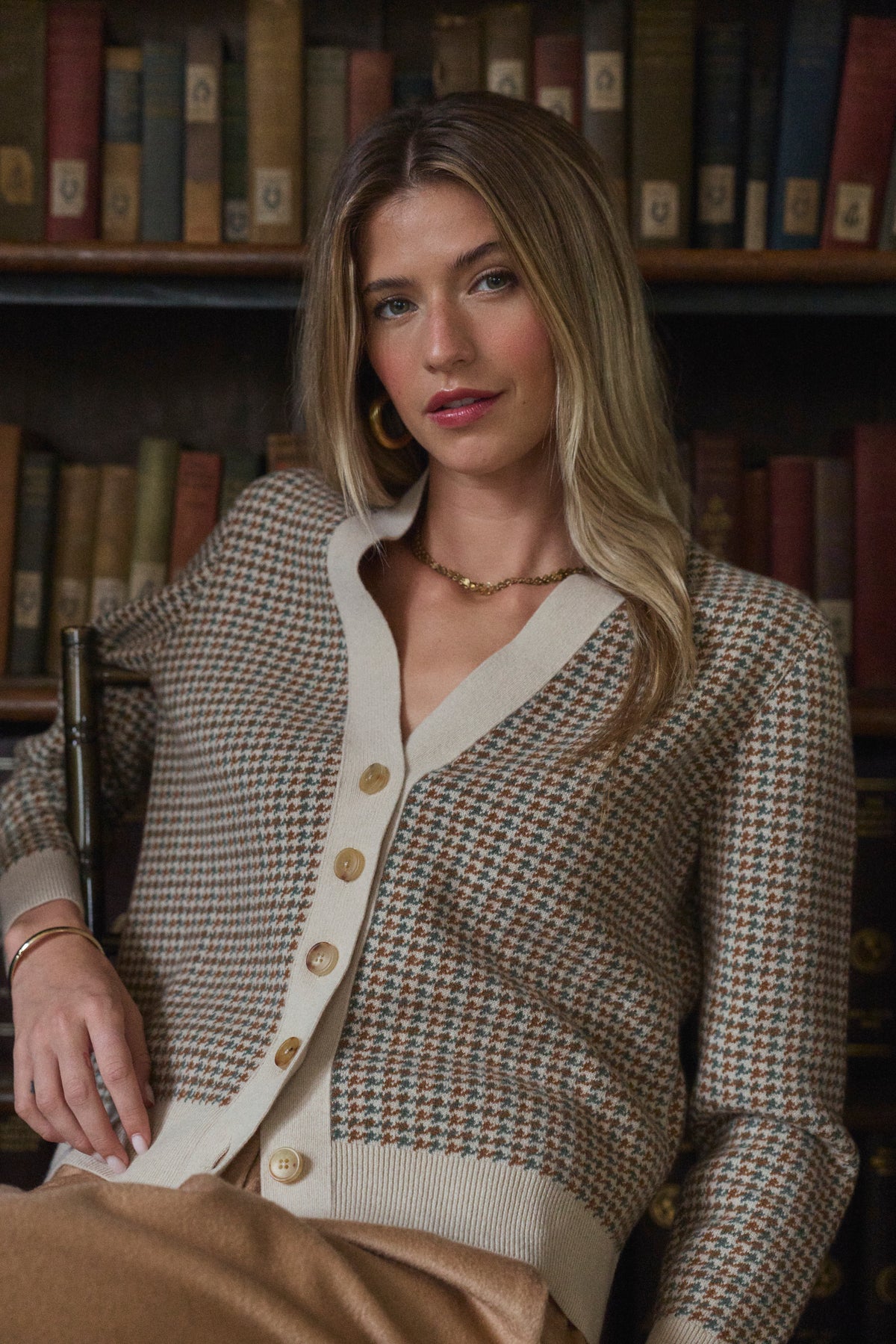Cropped Cashmere Cardigan