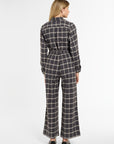 Diane Pants in Dark Grey Flannel, back view | Eleanor Leftwich