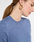 Easy Fit Dress in Delft Multi, close-up detail | Eleanor Leftwich