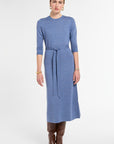 Easy Fit Dress in Delft Multi, front view | Eleanor Leftwich