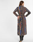 Eleanor Shirt Dress in Chain Print, back view | Eleanor Leftwich