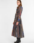 Eleanor Shirt Dress in Chain Print, side view | Eleanor Leftwich