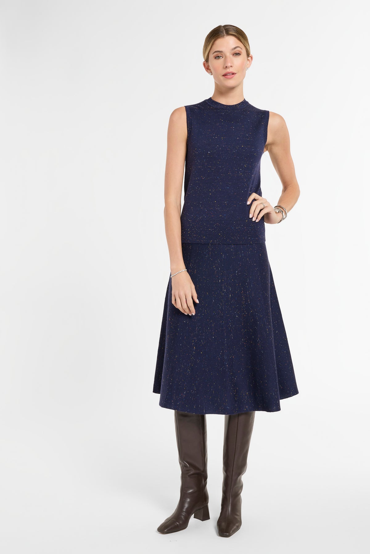 Shell in Midnight Multi, front view | Eleanor Leftwich