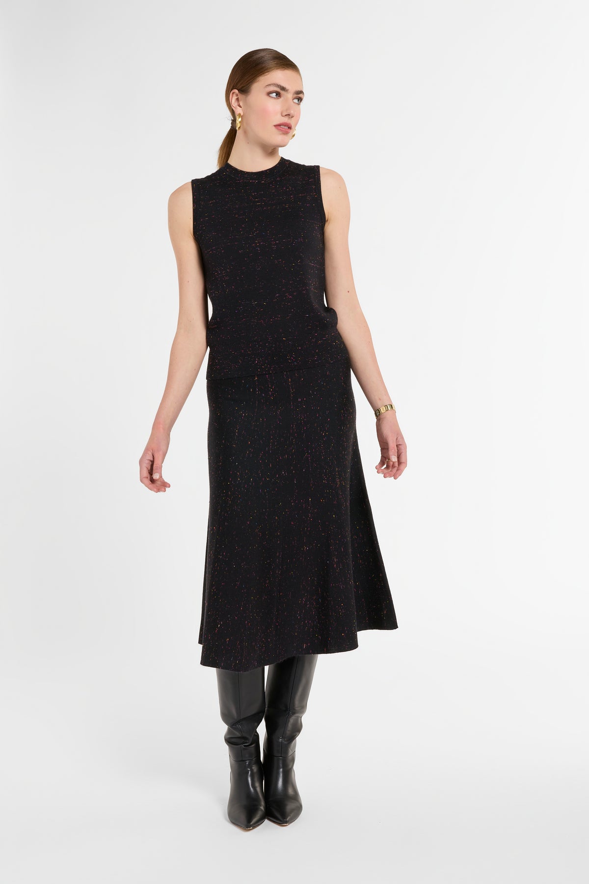 Shell in Onyx Multi, front view | Eleanor Leftwich