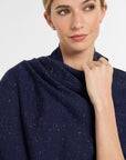 Wrap in Midnight Multi, close-up detail | Eleanor Leftwich